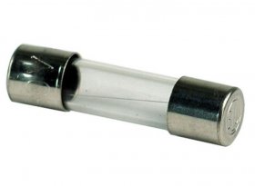 Finsäkring cylindriskt glas 12A 250V (10st.)